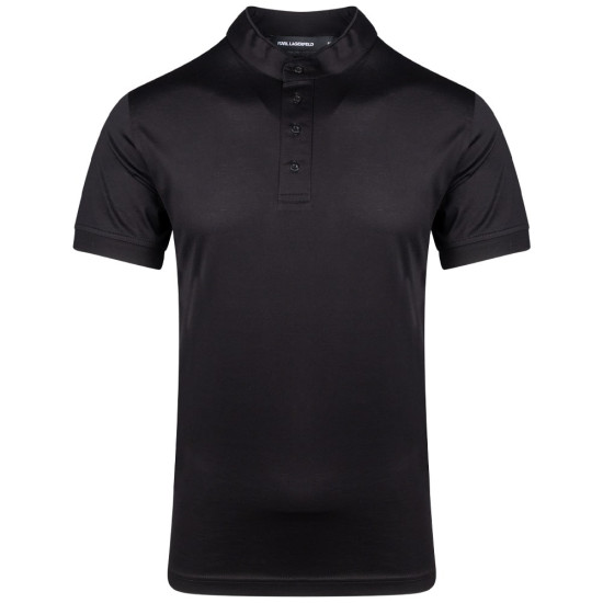 Karl Lagerfeld Μαύρο Κοντομάνικο polo - 745002 553200