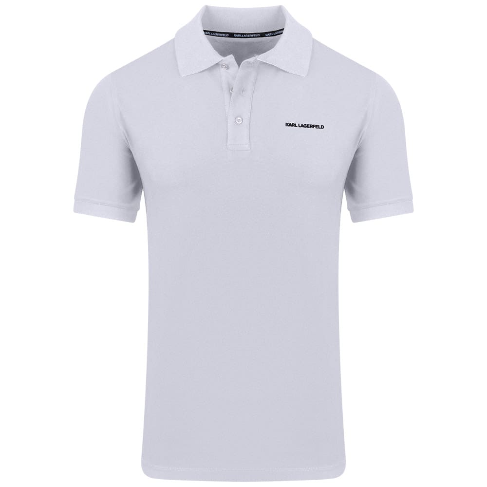 Karl Lagerfeld Λευκό Κοντομάνικο polo - 745015 542221