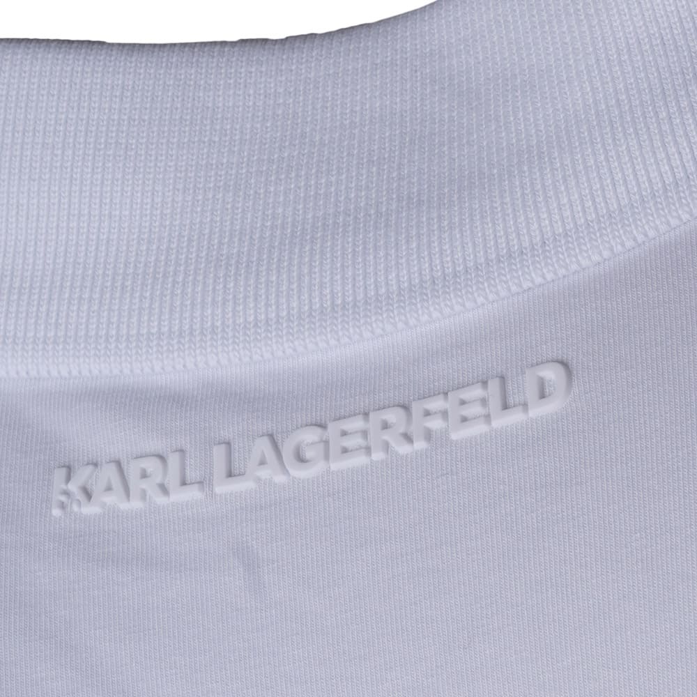 Karl Lagerfeld Λευκό Κοντομάνικο polo - 745015 542221
