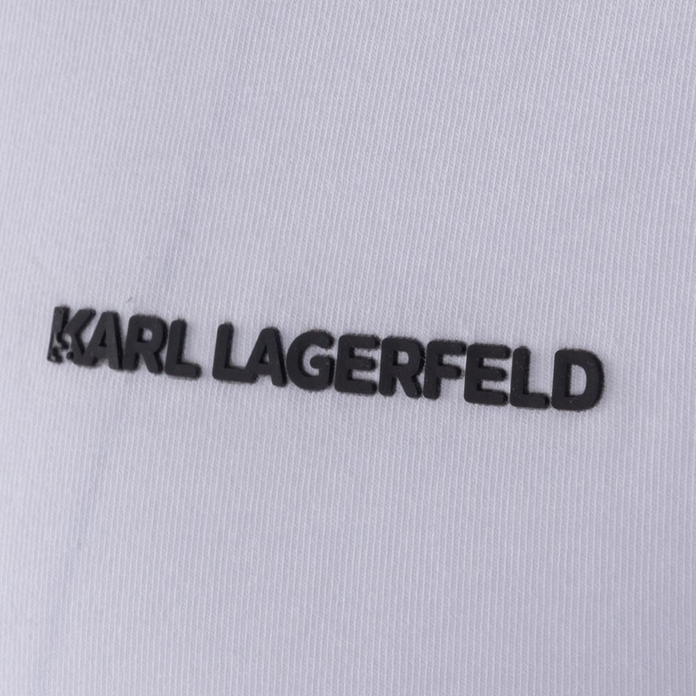 Karl Lagerfeld Λευκό Κοντομάνικο polo - 745015 542221