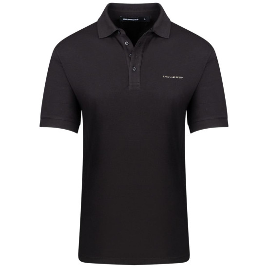 Karl Lagerfeld Μαύρο Κοντομάνικο polo - 745015 563235