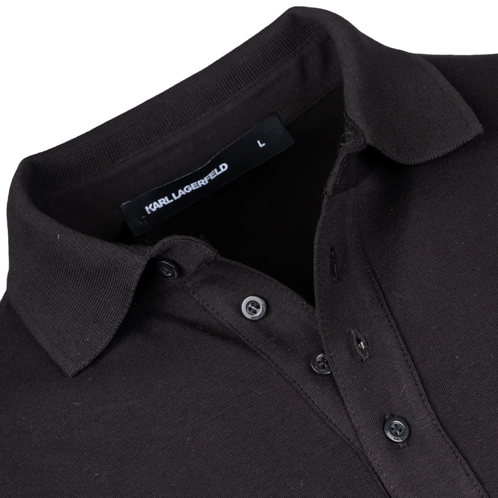 Karl Lagerfeld Μαύρο Κοντομάνικο polo - 745015 563235