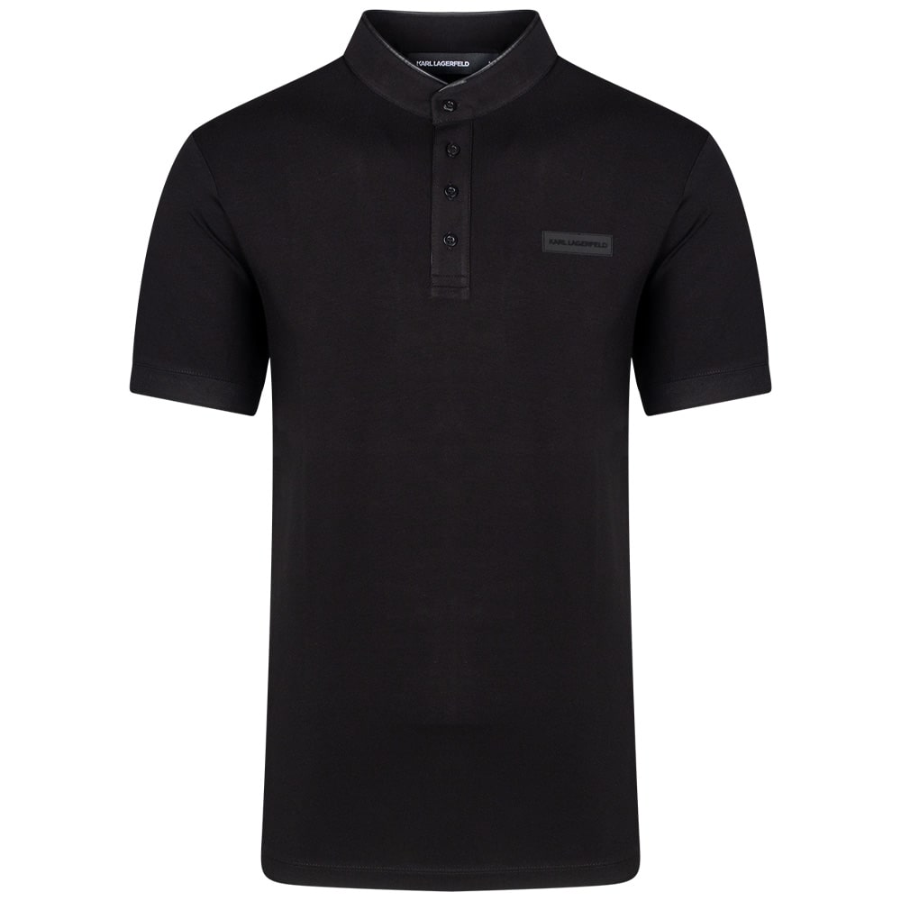 Karl Lagerfeld Μαύρο Κοντομάνικο polo - 745020 561221