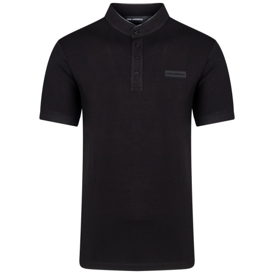 Karl Lagerfeld Μαύρο Κοντομάνικο polo - 745020 561221