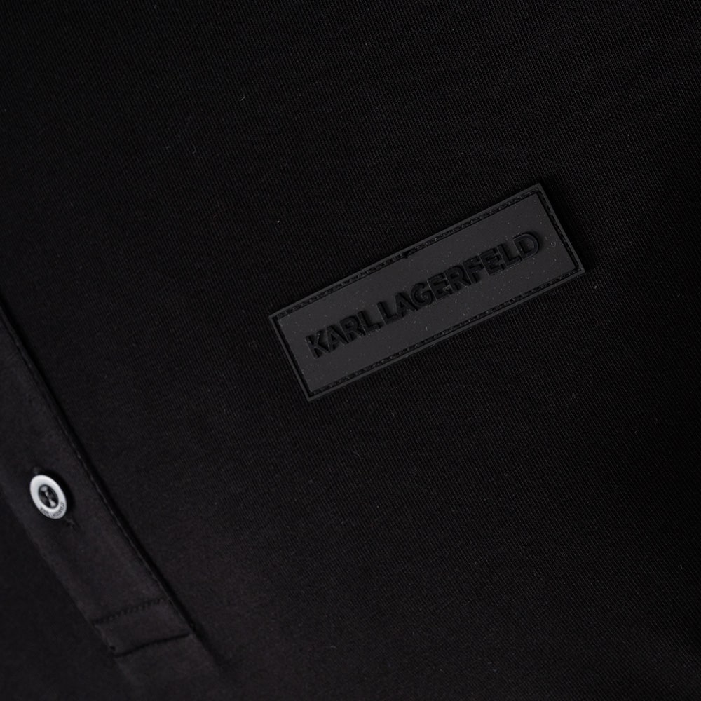 Karl Lagerfeld Μαύρο Κοντομάνικο polo - 745020 561221