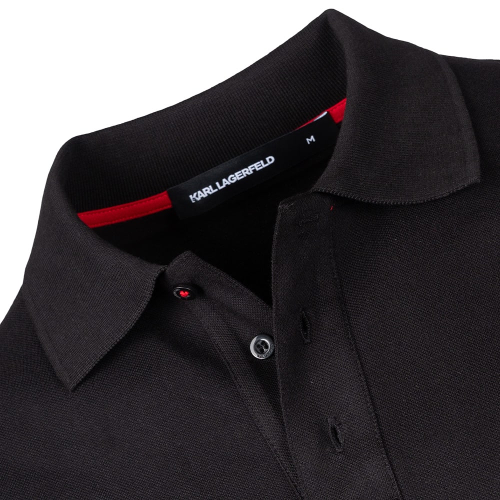 Karl Lagerfeld Μαύρο Κοντομάνικο polo - 745022 553231