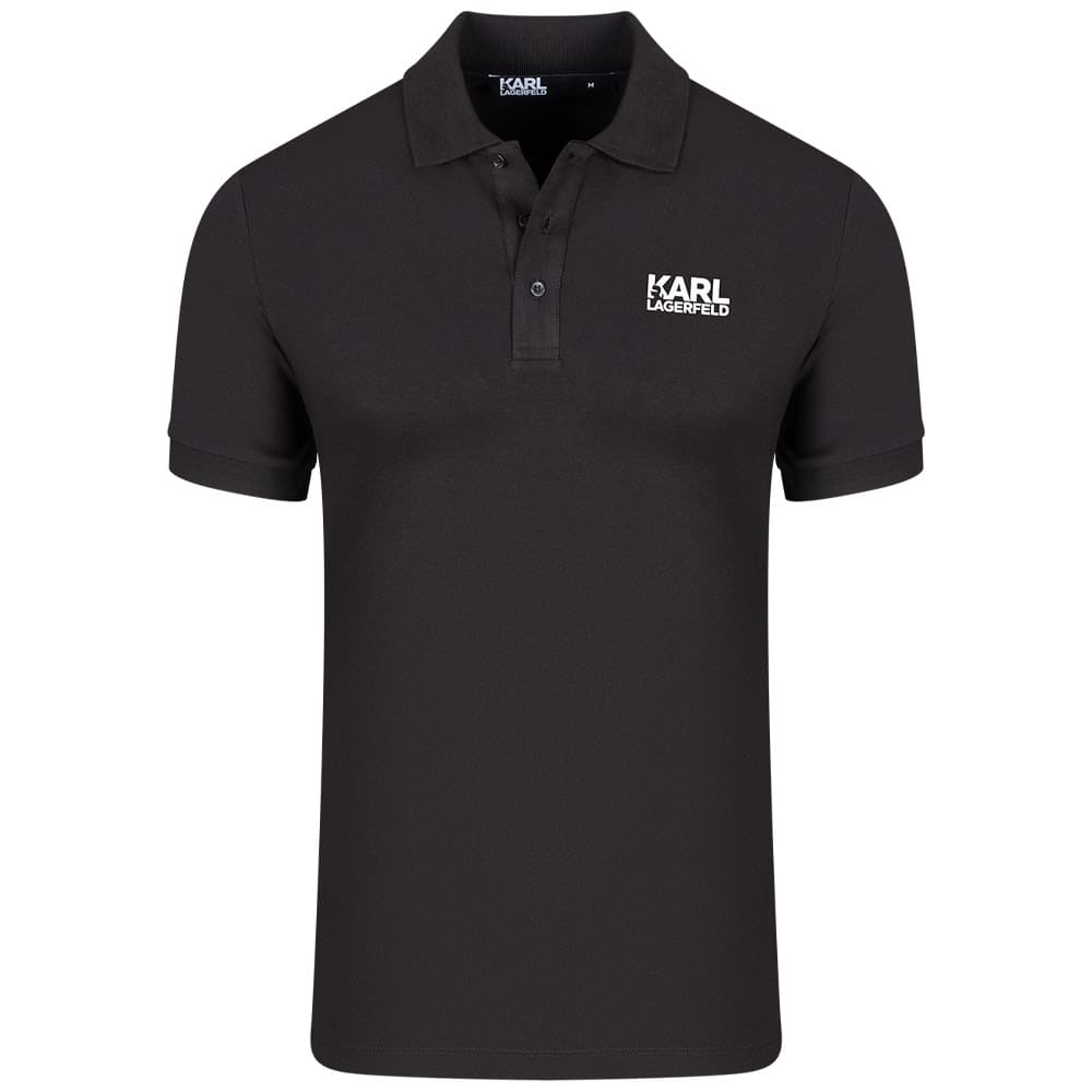 Karl Lagerfeld Μαύρο Κοντομάνικο polo - 745088 543235