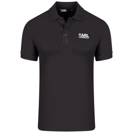 Karl Lagerfeld Μαύρο Κοντομάνικο polo - 745088 543235