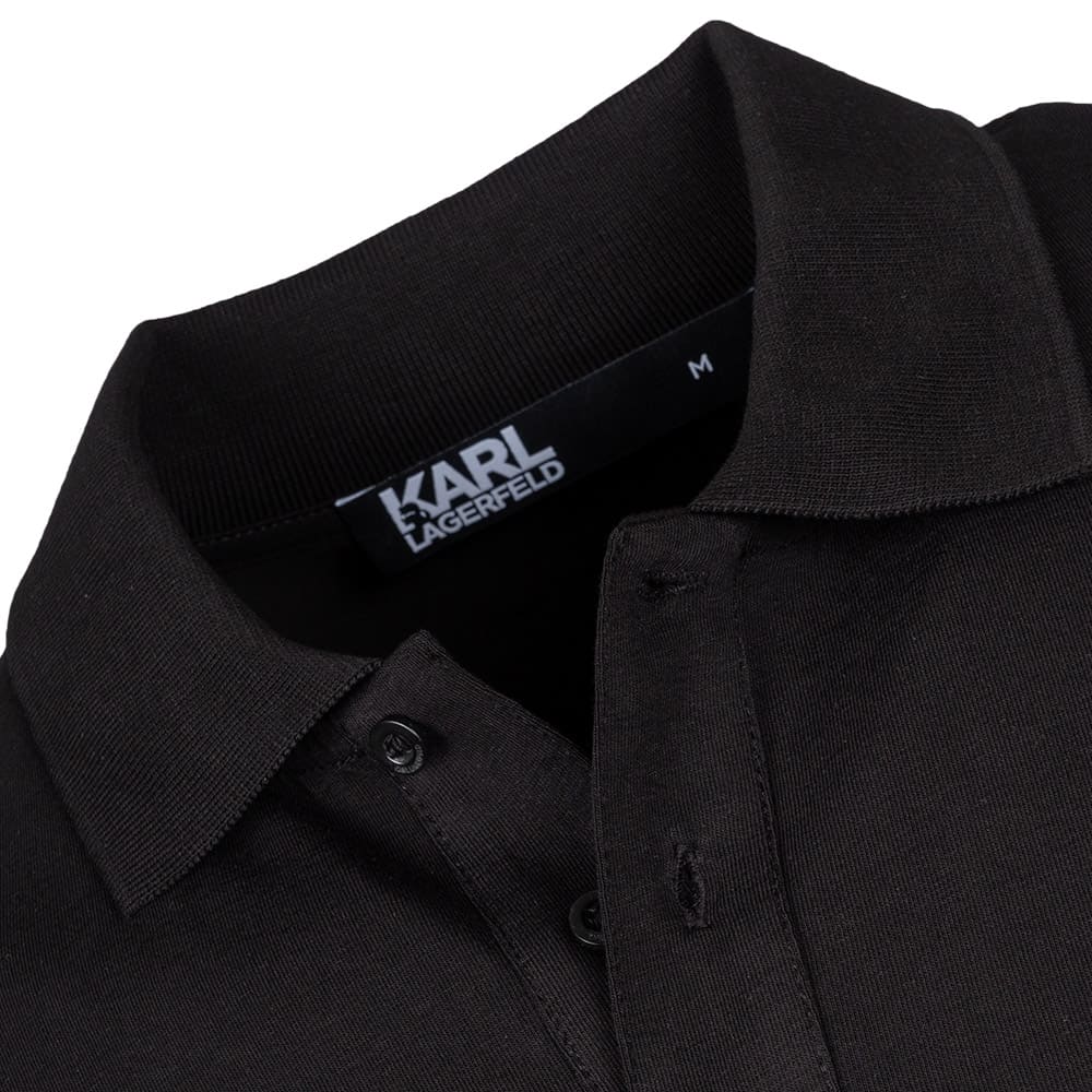Karl Lagerfeld Μαύρο Κοντομάνικο polo - 745088 543235
