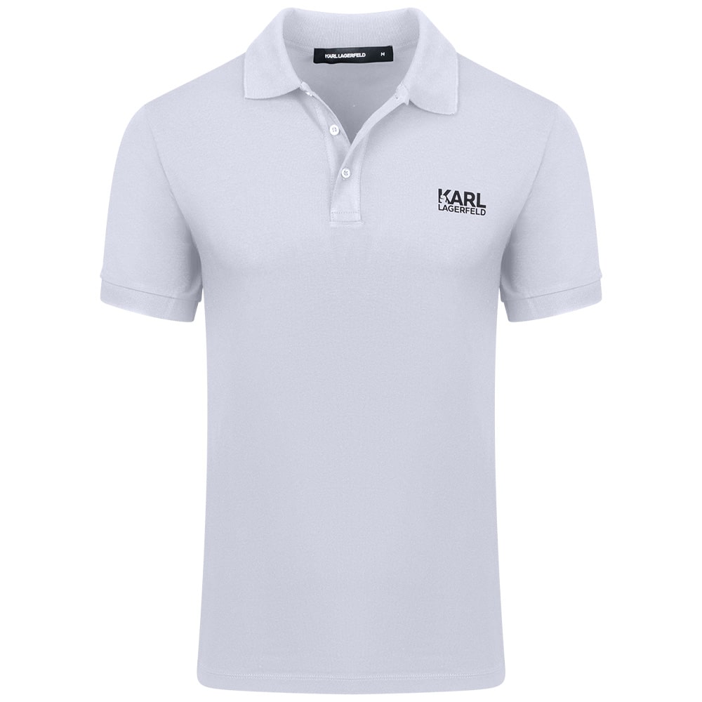 Karl Lagerfeld Λευκό Κοντομάνικο Polo - 745088 551235
