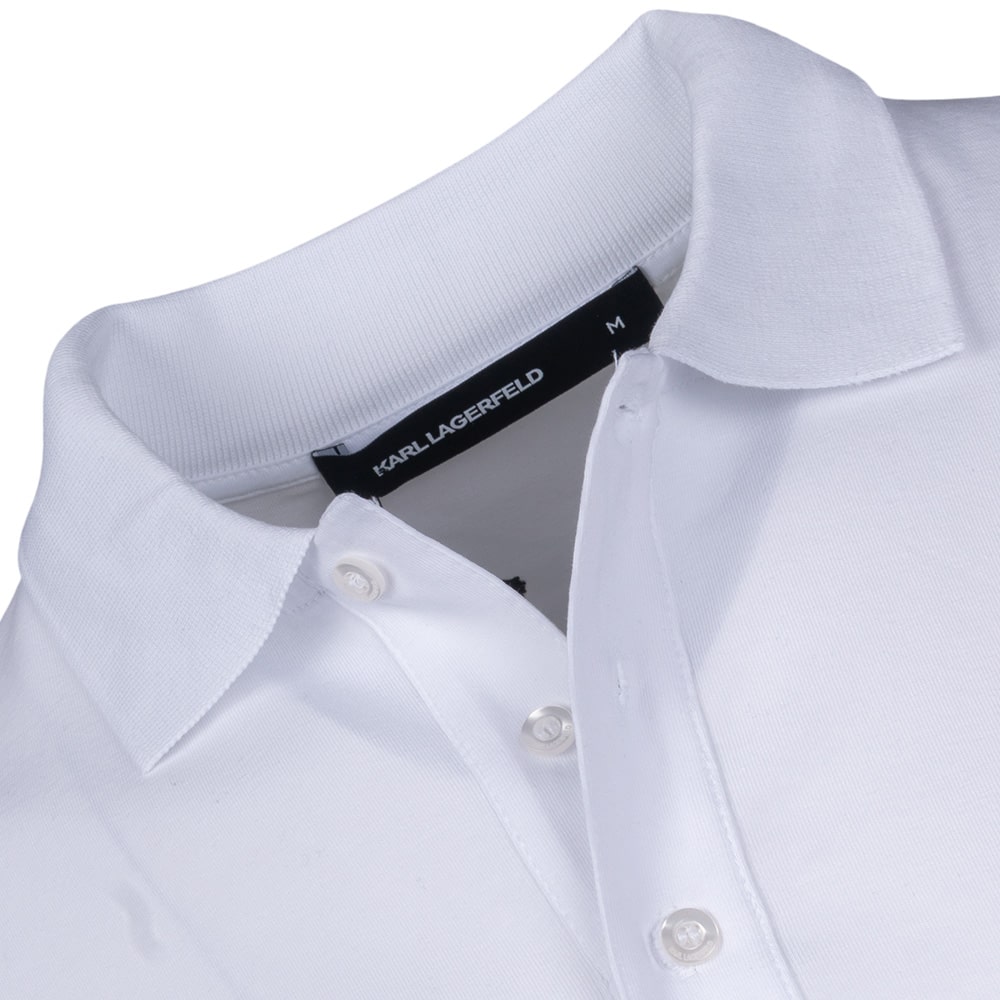 Karl Lagerfeld Λευκό Κοντομάνικο Polo - 745088 551235
