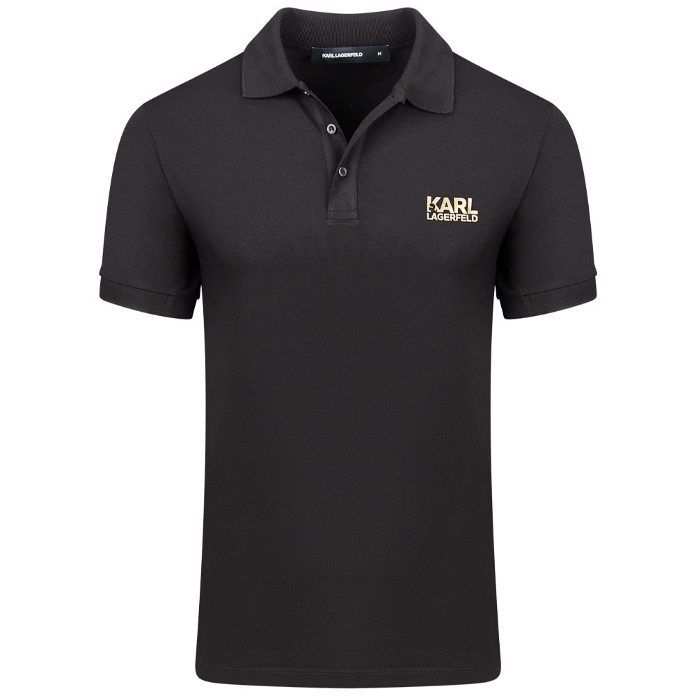 Karl Lagerfeld Μαύρο  Κοντομάνικο polo - 745088 552235