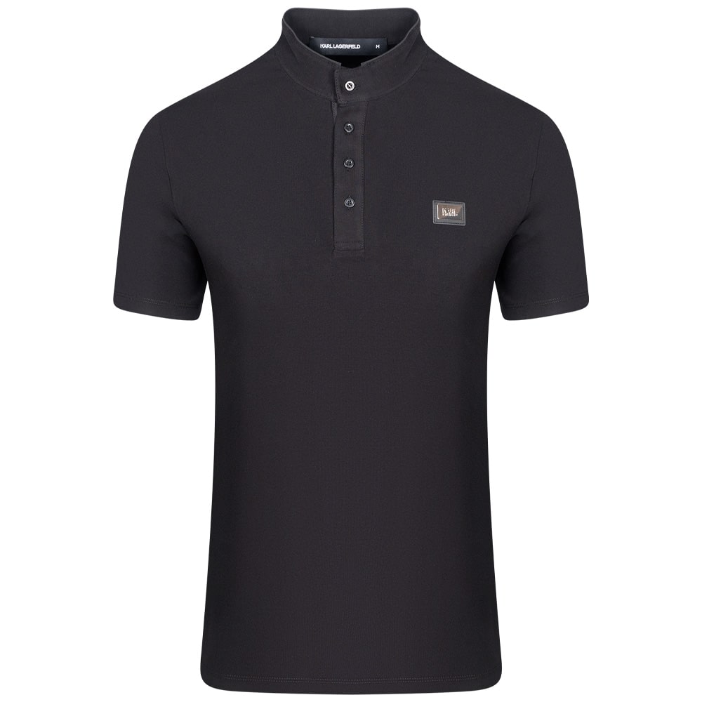 Karl Lagerfeld Μαύρο Κοντομάνικο polo - 745089 551221