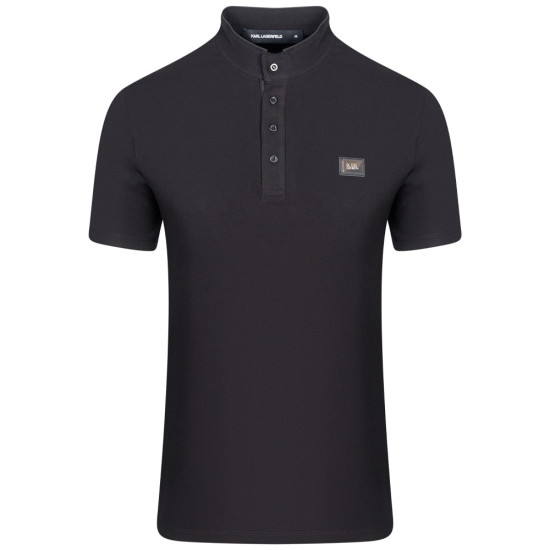 Karl Lagerfeld Μαύρο Κοντομάνικο polo - 745089 551221
