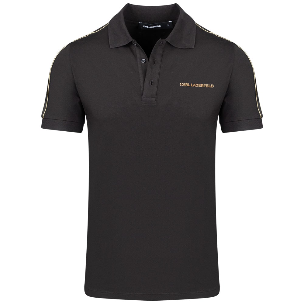 Karl Lagerfeld Μαύρο Κοντομάνικο polo - 745461 551235