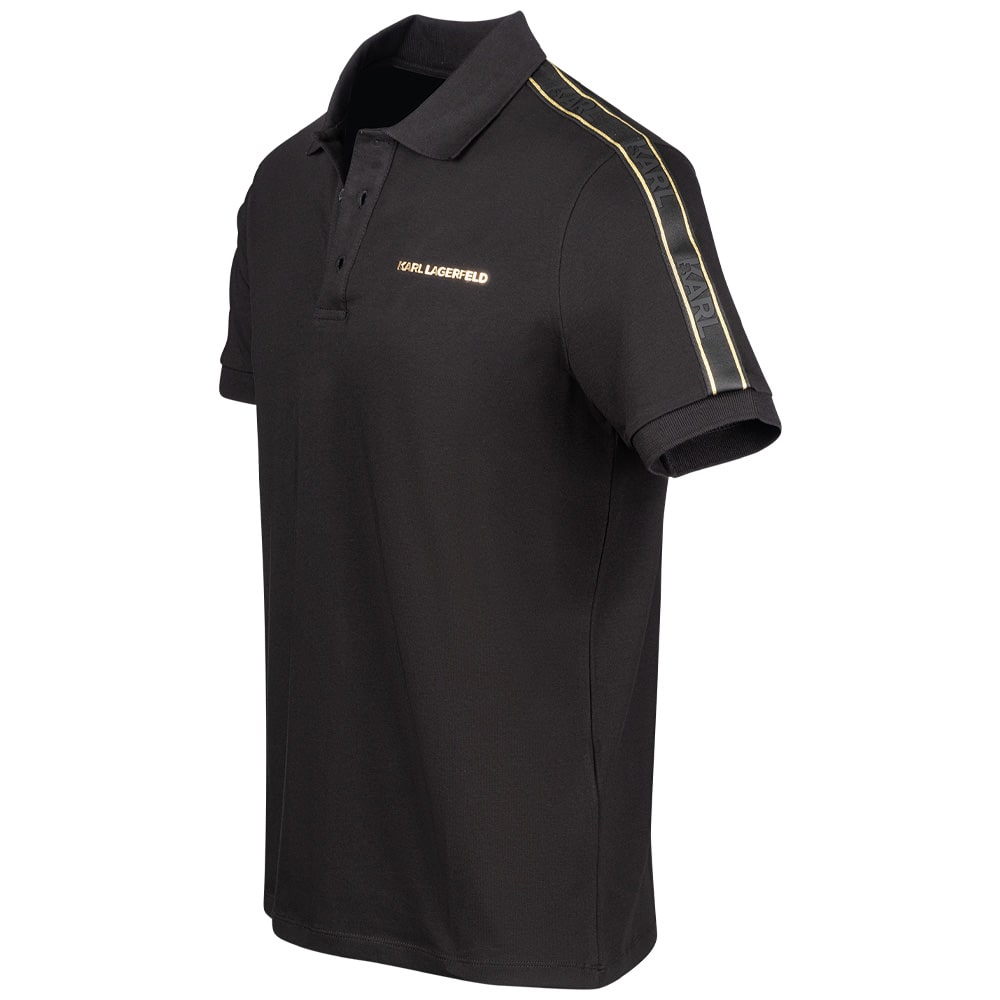 Karl Lagerfeld Μαύρο Κοντομάνικο polo - 745461 551235