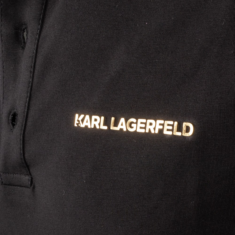 Karl Lagerfeld Μαύρο Κοντομάνικο polo - 745461 551235