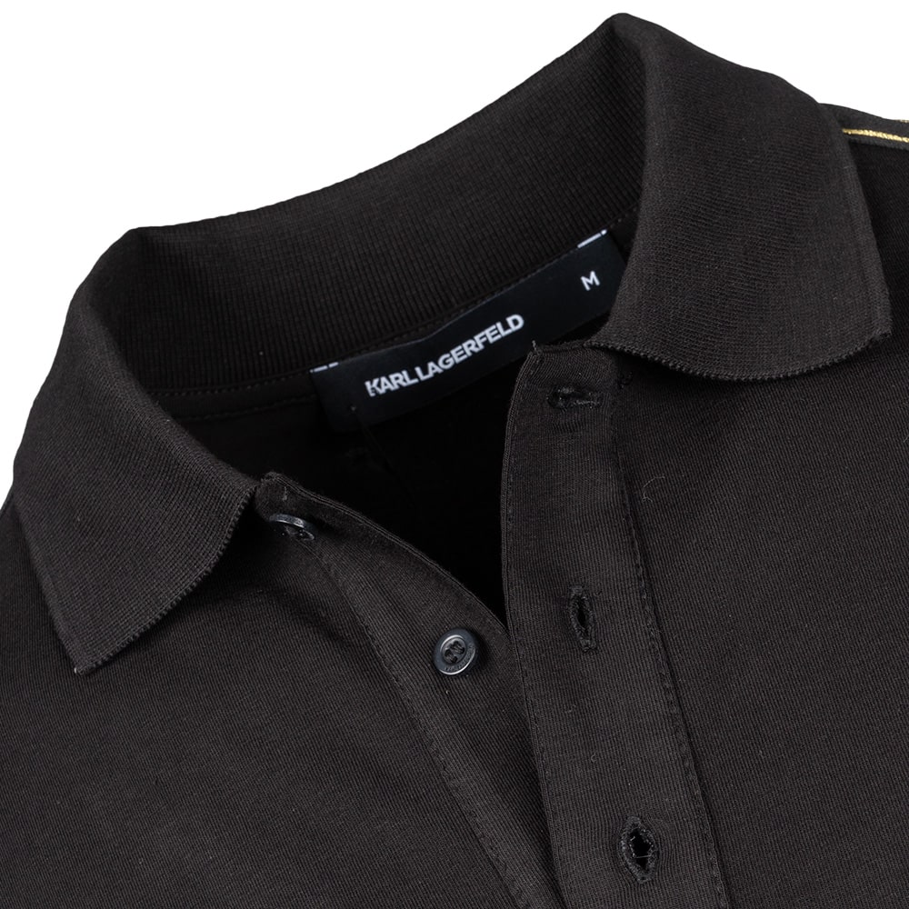 Karl Lagerfeld Μαύρο Κοντομάνικο polo - 745461 551235