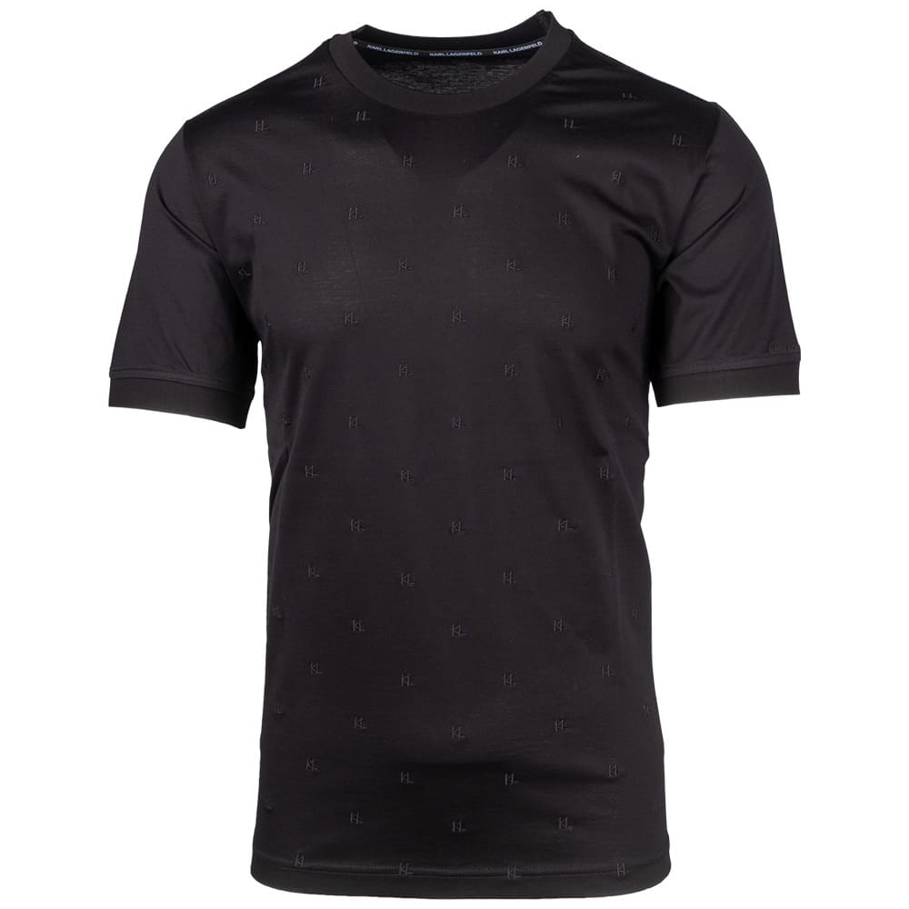 Karl Lagerfeld Μαύρο T-shirt C Neck - 755001 563200