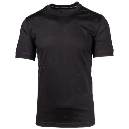 Karl Lagerfeld Μαύρο T-shirt C Neck - 755001 563200