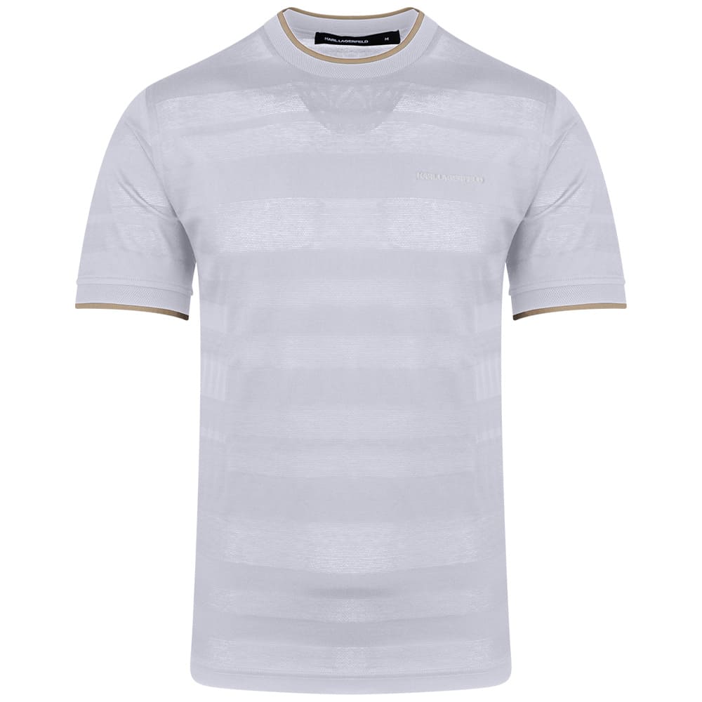Karl Lagerfeld Λευκό T-shirt C Neck - 755004 562201