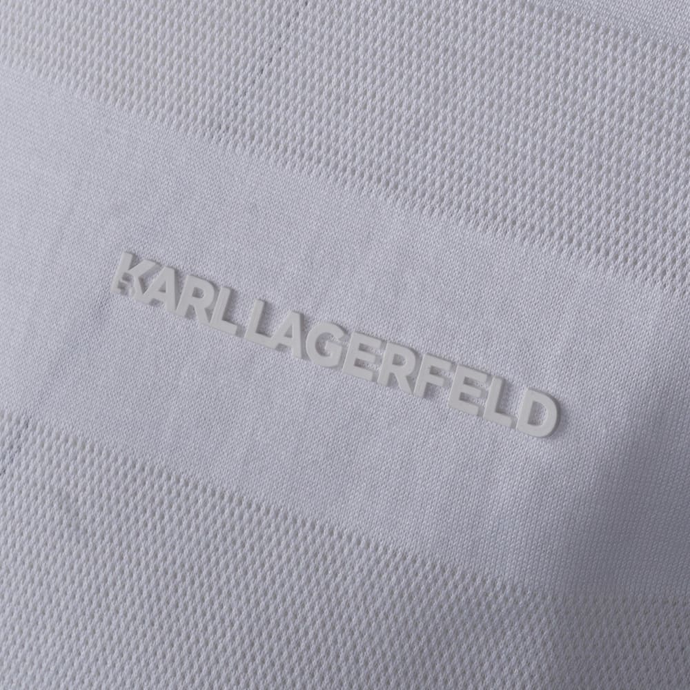 Karl Lagerfeld Λευκό T-shirt C Neck - 755004 562201