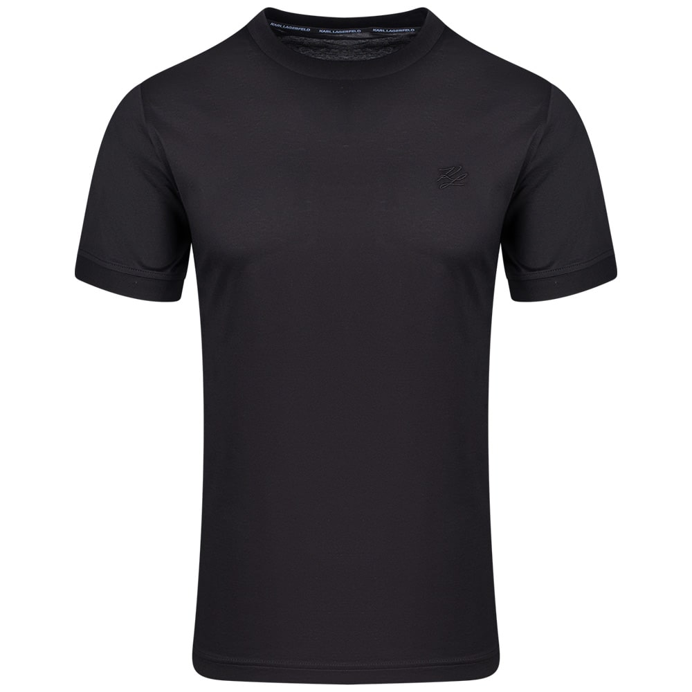 Karl Lagerfeld Μαύρο  T-shirt C Neck - 755007 552200