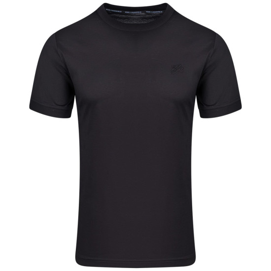 Karl Lagerfeld Μαύρο  T-shirt C Neck - 755007 552200