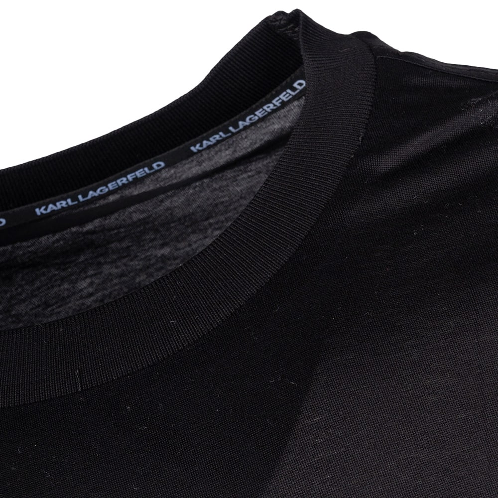 Karl Lagerfeld Μαύρο  T-shirt C Neck - 755007 552200