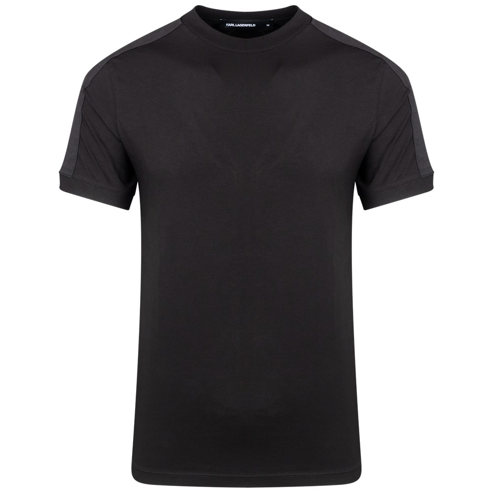 Karl Lagerfeld Μαύρο T-shirt C Neck - 755021 553235