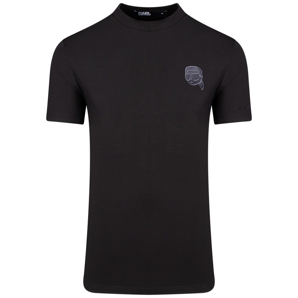 Karl Lagerfeld Μαύρο T-shirt C Neck - 755023 561235