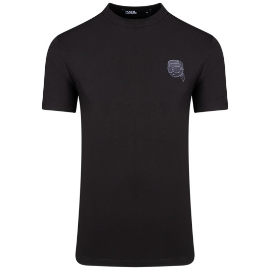 Karl Lagerfeld Μαύρο T-shirt C Neck - 755023 561235