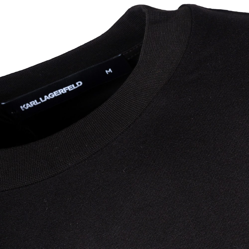 Karl Lagerfeld Μαύρο T-shirt C Neck - 755023 561235