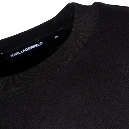 Karl Lagerfeld Μαύρο T-shirt C Neck - 755023 561235