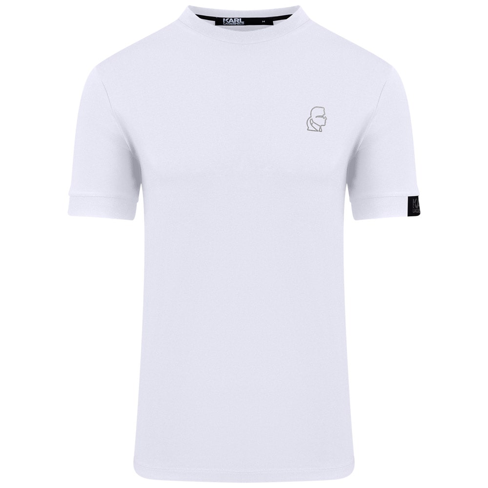 Karl Lagerfeld Λευκό T-shirt C Neck - 755024 542221