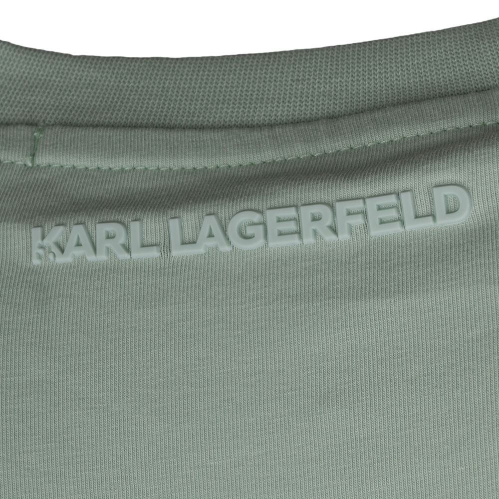 Karl Lagerfeld Φυστικί T-shirt C Neck - 755027 542221
