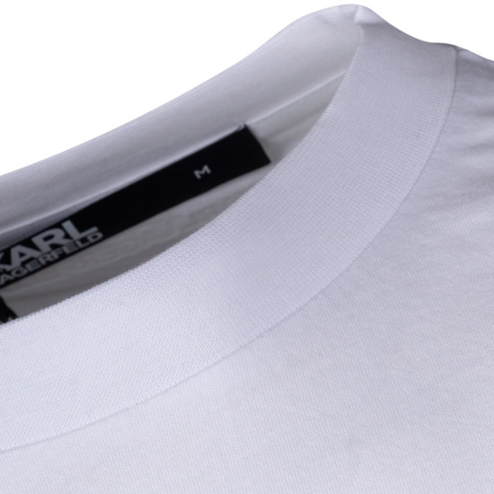 Karl Lagerfeld Λευκό T-shirt C Neck - 755301 542224