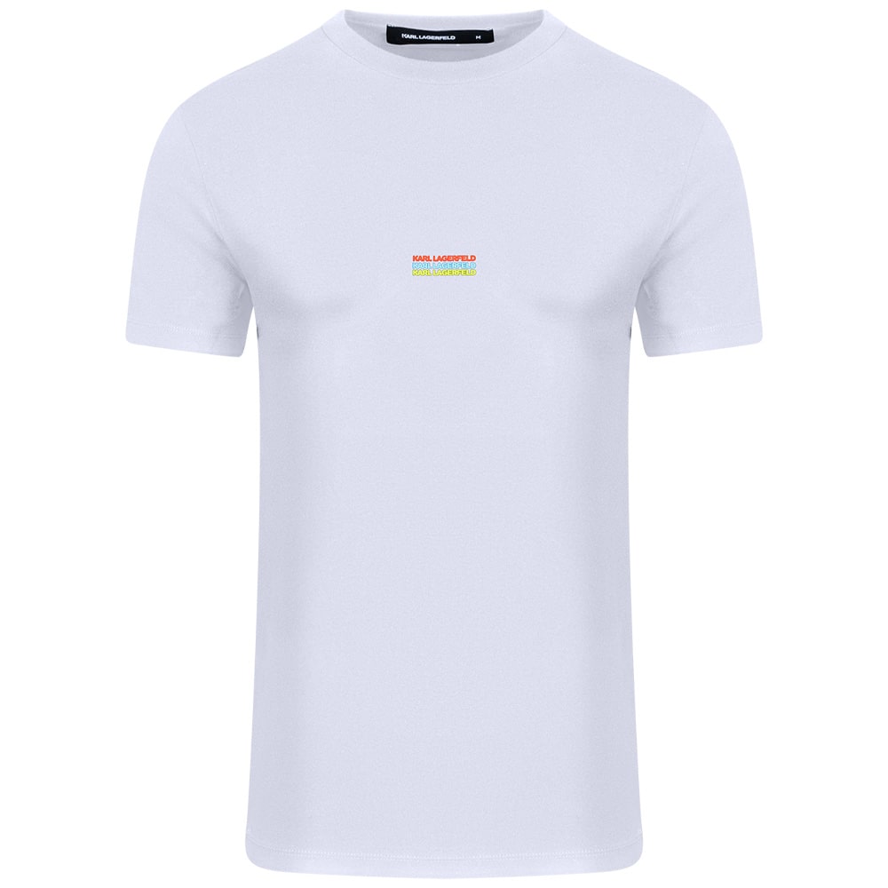 Karl Lagerfeld Λευκό  T-shirt C Neck - 755031 552224