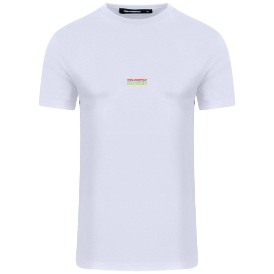 Karl Lagerfeld Λευκό  T-shirt C Neck - 755031 552224