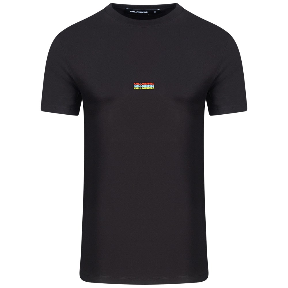 Karl Lagerfeld Μαύρο  T-shirt C Neck - 755031 552224