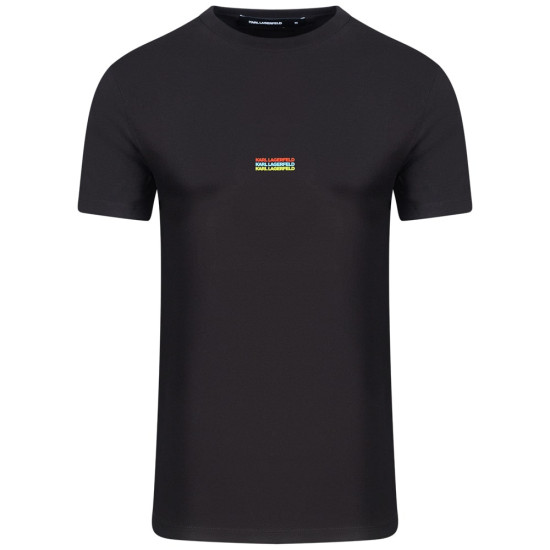 Karl Lagerfeld Μαύρο  T-shirt C Neck - 755031 552224