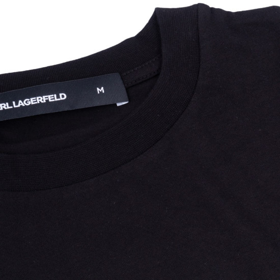 Karl Lagerfeld Μαύρο  T-shirt C Neck - 755031 552224