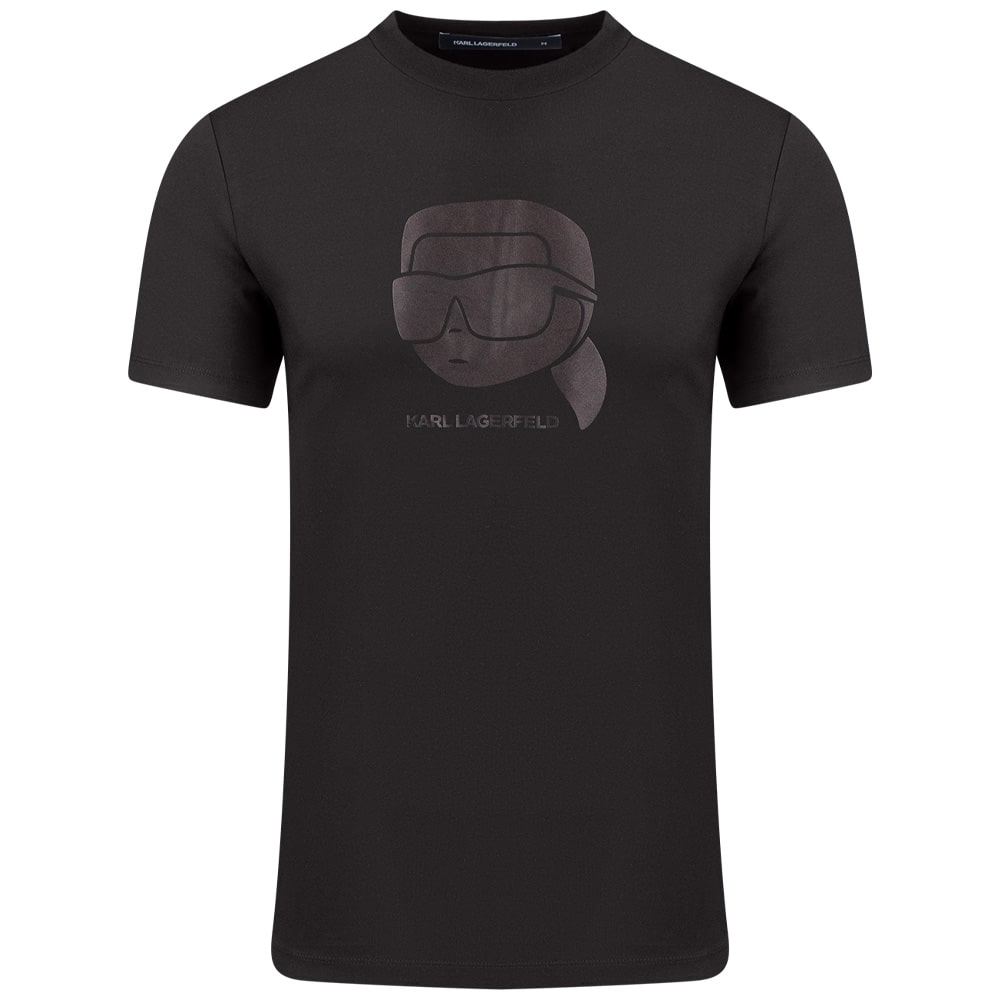 Karl Lagerfeld Μαύρο T-shirt C Neck - 755032 554221
