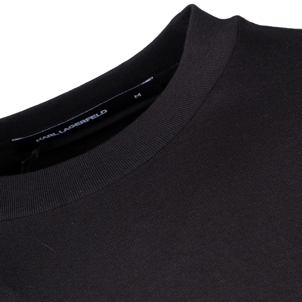 Karl Lagerfeld Μαύρο T-shirt C Neck - 755032 563221