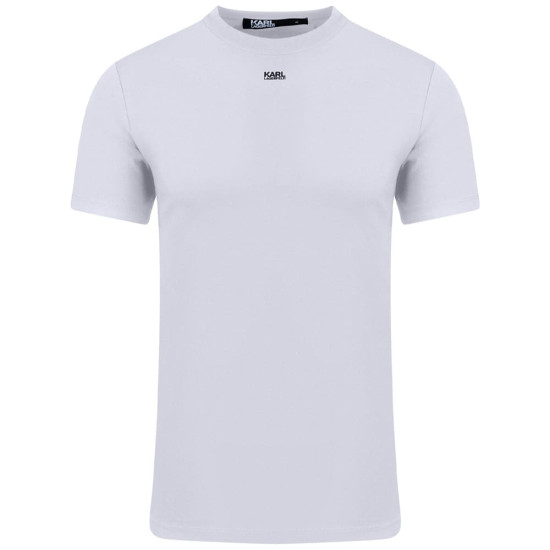 Karl Lagerfeld Λευκό T-shirt C Neck - 755034 542221