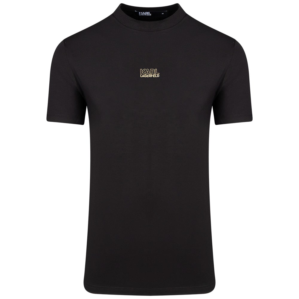 Karl Lagerfeld Μαύρο T-shirt C Neck - 755034 561235