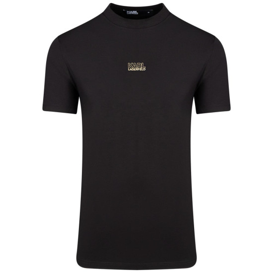 Karl Lagerfeld Μαύρο T-shirt C Neck - 755034 561235