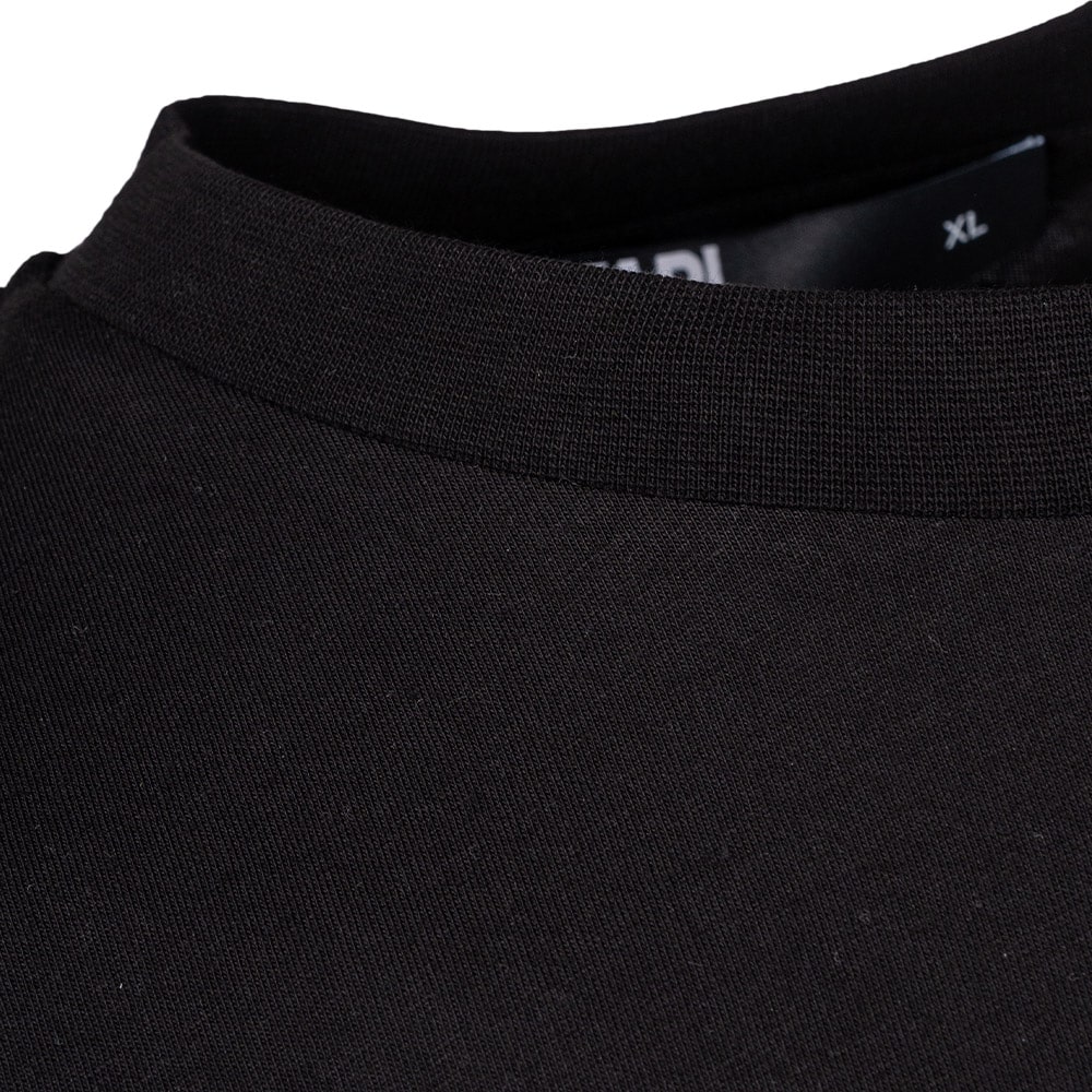 Karl Lagerfeld T-shirt O-Neck 100% Cotton 755035 532224 Μαύρο