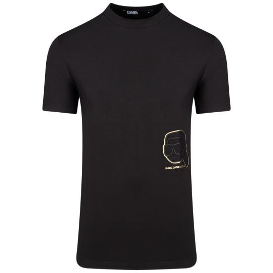Karl Lagerfeld Μαύρο T-shirt C Neck - 755035 561235