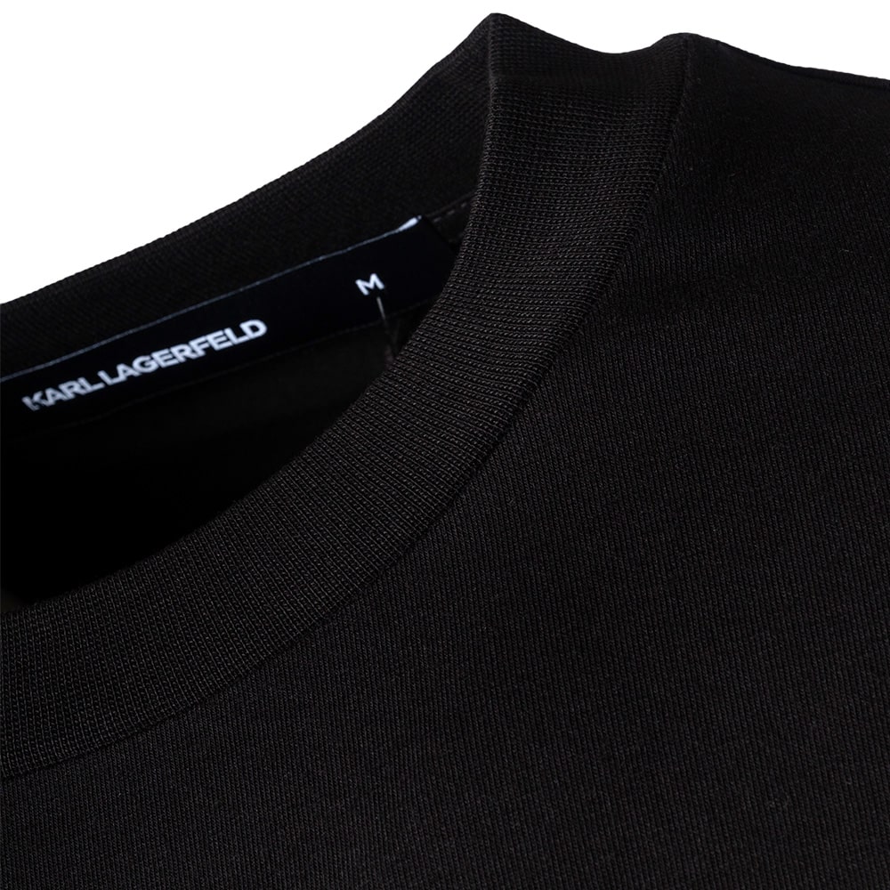 Karl Lagerfeld Μαύρο T-shirt C Neck - 755035 561235